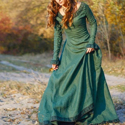 Women Vintage European Medieval Party Dress - Party Dress - Five Shell - Mad Fly Essentials
