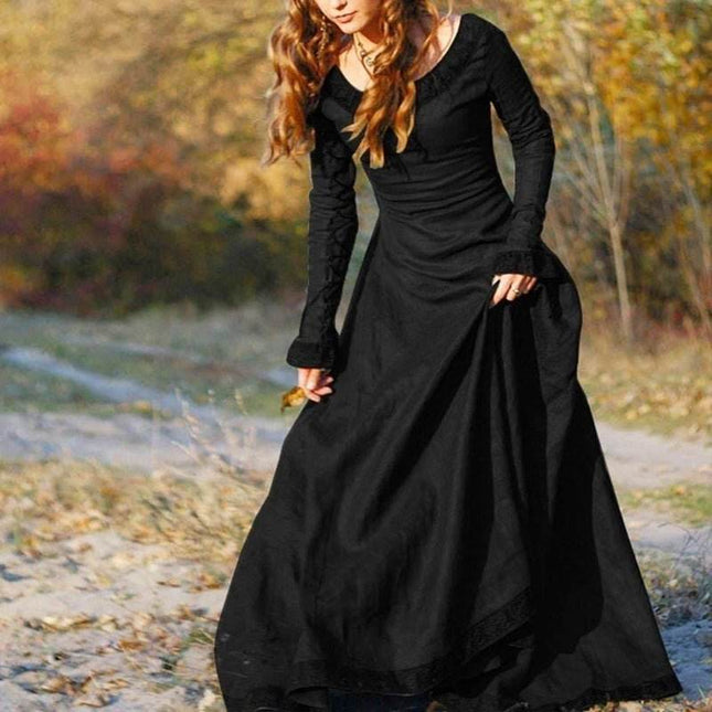 Women Vintage European Medieval Party Dress - Party Dress - Five Shell - Mad Fly Essentials
