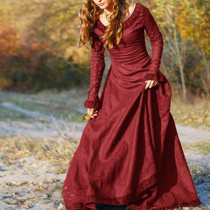 Women Vintage European Medieval Party Dress - Party Dress - Five Shell - Mad Fly Essentials