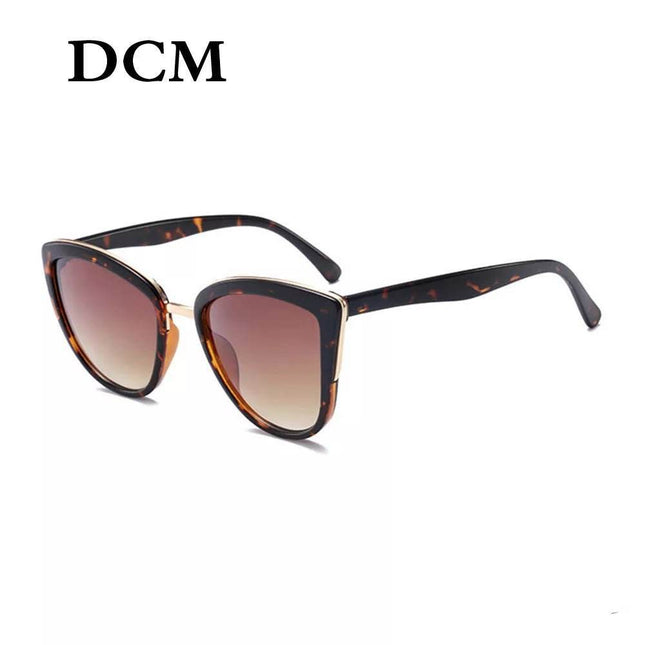 Women Vintage Gradient Cateye UV400 Sunglasses - Women Sunglasses - DCM - Mad Fly Essentials