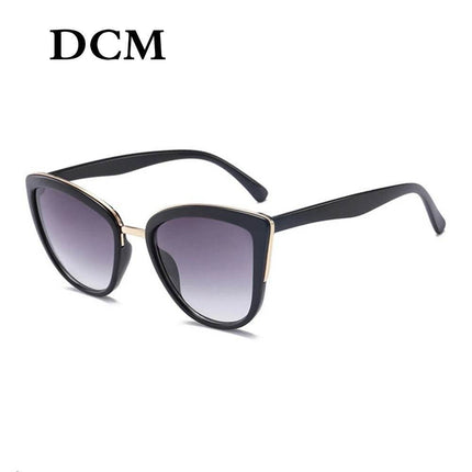 Women Vintage Gradient Cateye UV400 Sunglasses - Women Sunglasses - DCM - Mad Fly Essentials