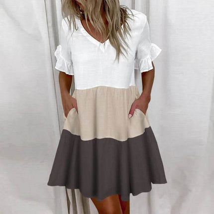 Women Vintage Hearts Loose Beach Dress - Beach Dress - Veryou - Mad Fly Essentials