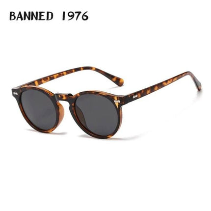 Women Vintage Oval Polarized Sunglasses - Women Sunglasses - Banned 1976 - Mad Fly Essentials