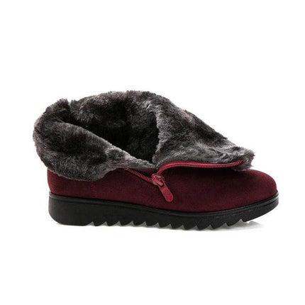 Women Waterproof Wedge Platform Ankle Boots - Boots - YAERNI - Mad Fly Essentials