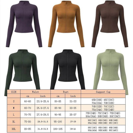 Women Winter Fleece Yoga Long Jacket - Jacket - Aiithuug - Mad Fly Essentials