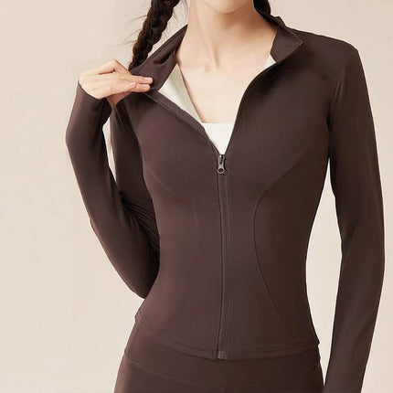 Women Winter Fleece Yoga Long Jacket - Jacket - Aiithuug - Mad Fly Essentials