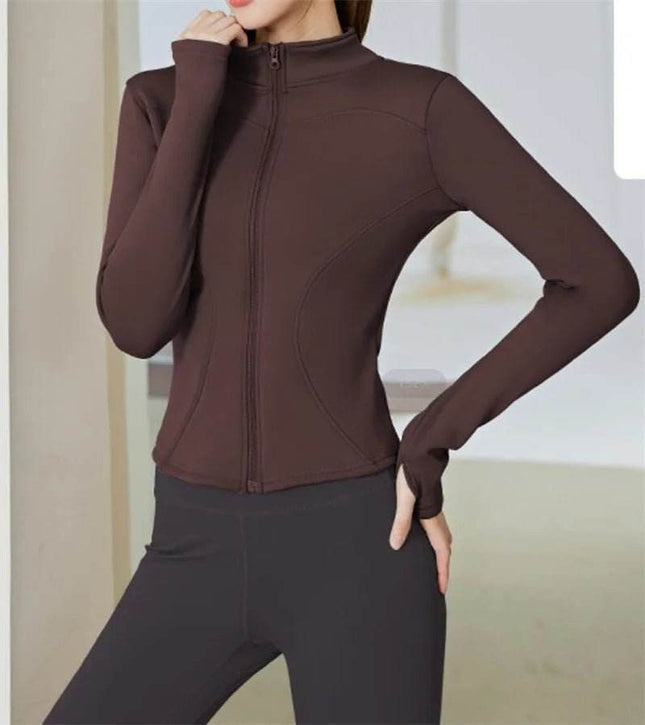 Women Winter Fleece Yoga Long Jacket - Jacket - Aiithuug - Mad Fly Essentials