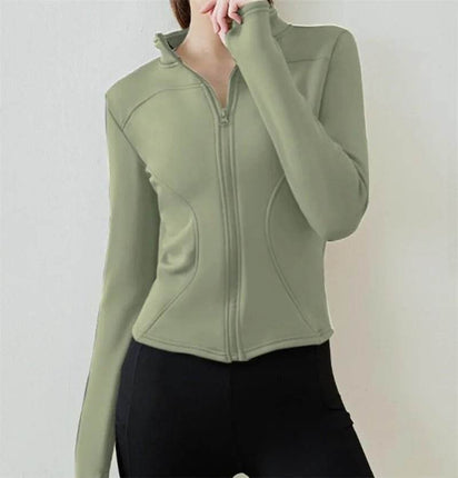 Women Winter Fleece Yoga Long Jacket - Jacket - Aiithuug - Mad Fly Essentials