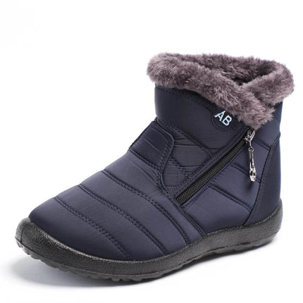 Women Winter Plush Ankle Snow Boots - Boots - MoneRffi - Mad Fly Essentials