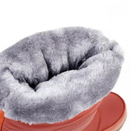 Women Winter Round Plush Snow Boots - Boots - Mezereon - Mad Fly Essentials