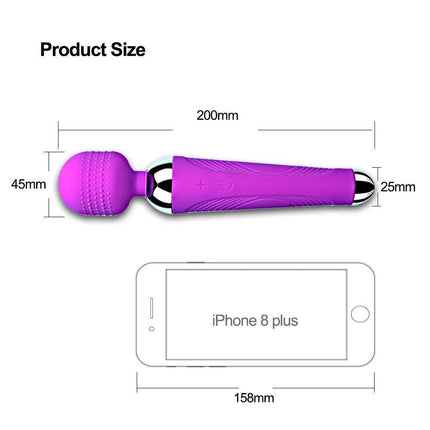 Women Wireless AV Vibrator Magic Wand Stimulator USB Massager - Massager - POMFW - Mad Fly Essentials