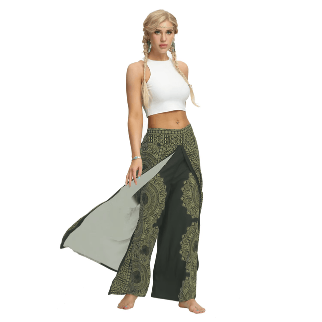 Women Yoga Wide Leg Bohemian Harem Pants - Harem Pants - Boho Girl - Mad Fly Essentials
