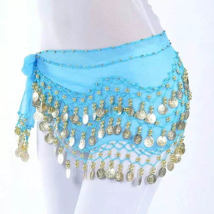 Women's Belly Dancing 3 - Row Hip Scarf - Scarf - Dancer's Vitality - Mad Fly Essentials