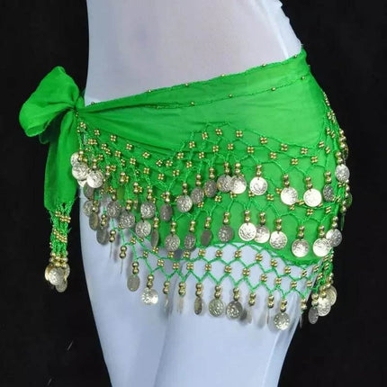 Women's Belly Dancing 3 - Row Hip Scarf - Scarf - Dancer's Vitality - Mad Fly Essentials