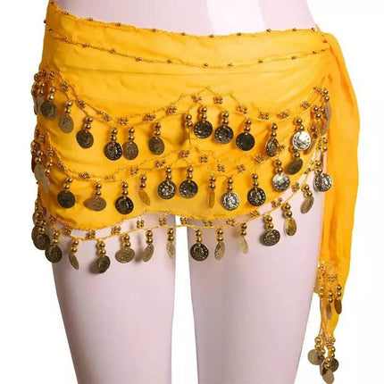 Women's Belly Dancing 3 - Row Hip Scarf - Scarf - Dancer's Vitality - Mad Fly Essentials