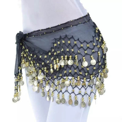 Women's Belly Dancing 3 - Row Hip Scarf - Scarf - Dancer's Vitality - Mad Fly Essentials