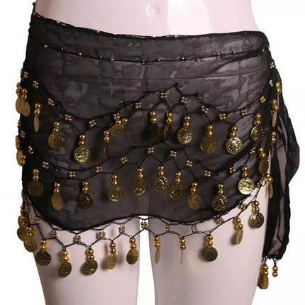 Women's Belly Dancing 3 - Row Hip Scarf - Scarf - Dancer's Vitality - Mad Fly Essentials