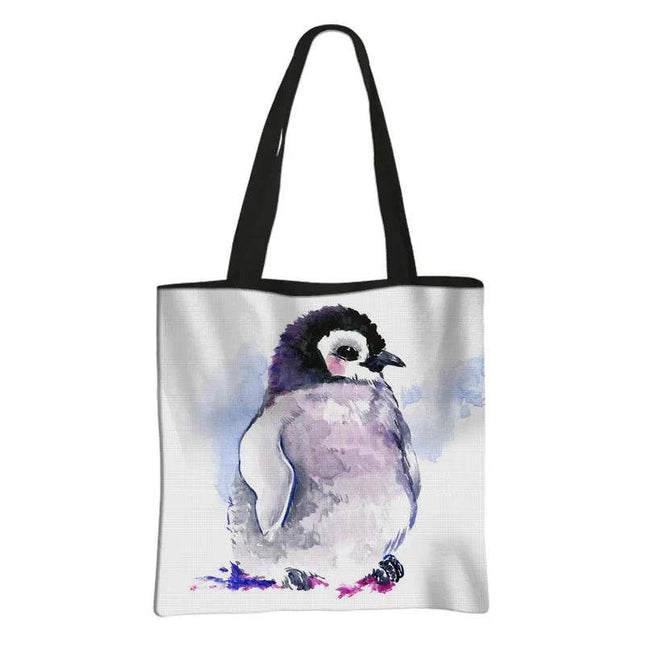 Woodland Animal Watercolor Shoulder Bag Women Accessories - Women Accessories - Fantasy Valley - Mad Fly Essentials