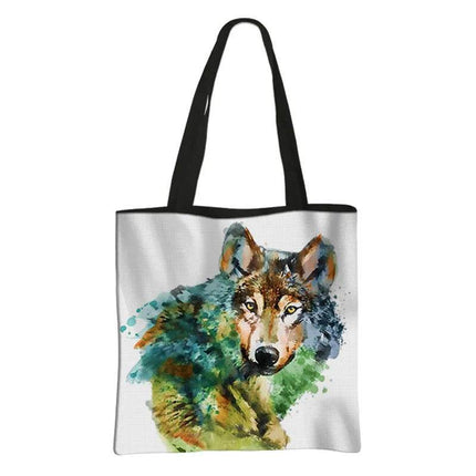 Woodland Animal Watercolor Shoulder Bag Women Accessories - Women Accessories - Fantasy Valley - Mad Fly Essentials