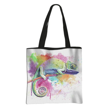 Woodland Animal Watercolor Shoulder Bag Women Accessories - Women Accessories - Fantasy Valley - Mad Fly Essentials