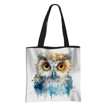 Woodland Animal Watercolor Shoulder Bag Women Accessories - Women Accessories - Fantasy Valley - Mad Fly Essentials