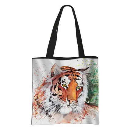 Woodland Animal Watercolor Shoulder Bag Women Accessories - Women Accessories - Fantasy Valley - Mad Fly Essentials