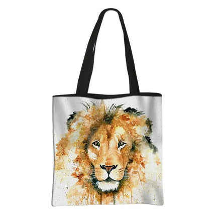 Woodland Animal Watercolor Shoulder Bag Women Accessories - Women Accessories - Fantasy Valley - Mad Fly Essentials