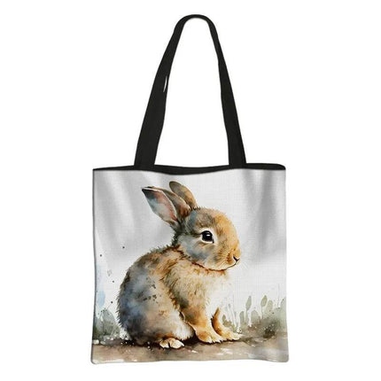 Woodland Animal Watercolor Shoulder Bag Women Accessories - Women Accessories - Fantasy Valley - Mad Fly Essentials