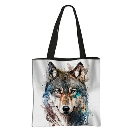 Woodland Animal Watercolor Shoulder Bag Women Accessories - Women Accessories - Fantasy Valley - Mad Fly Essentials