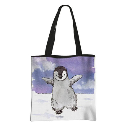 Woodland Animal Watercolor Shoulder Bag Women Accessories - Women Accessories - Fantasy Valley - Mad Fly Essentials