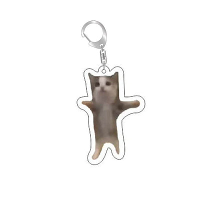 Zip Zap Alien Cat Funny Meme Keychain Women Accessories - Women Accessories - Warm like home - Mad Fly Essentials
