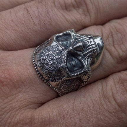 Men's Stainless 316L Viking Skull Ring