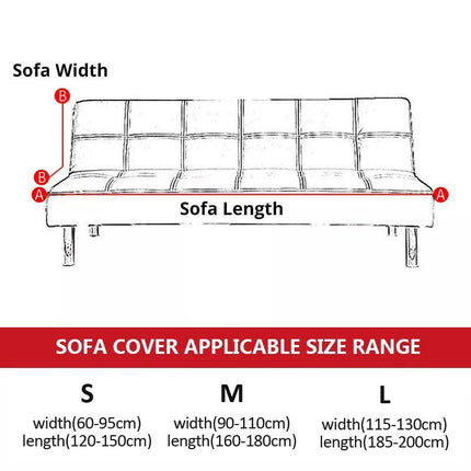 Geometric Folding Stretch Double Seat Sofa Slipcovers