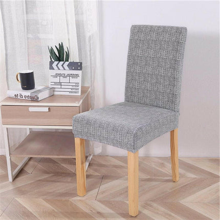 Home Geometric Dining Elastic Chair Slipcover