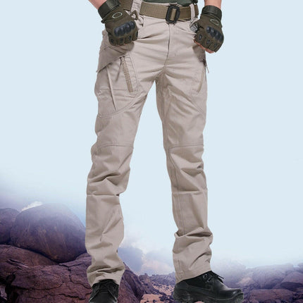 Men Tactical Multiple Pocket Elastic Cargo Pants