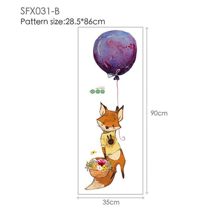 Nordic Balloon Rabbits 3D Wall Stickers