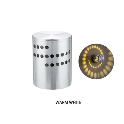 Modern Spiral Hole LED Wall Sconce Lamp
