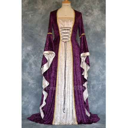 Women Medieval Witch Vampire Court Princess Dress - Mad Fly Essentials