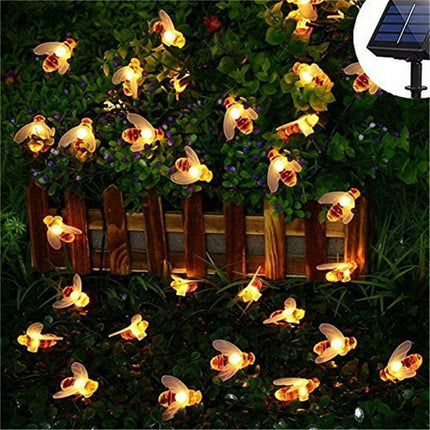 LED Solar Honey Bees Solar-Power String Light - Lighting & Bulbs Mad Fly Essentials