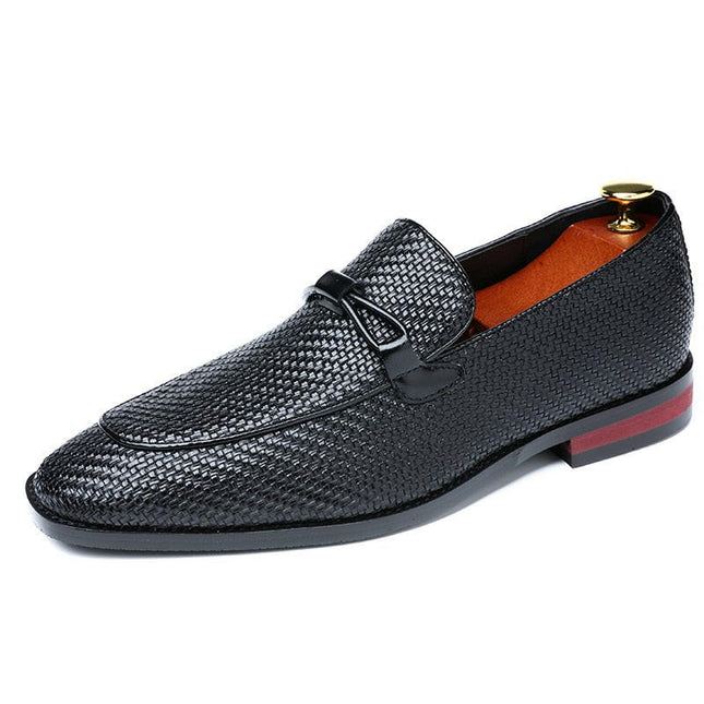 Men's Formal Tassel Leather Pointed-Toe Loafers