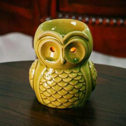 Ceramic Owl Aromatherapy Lamp Oil Burner