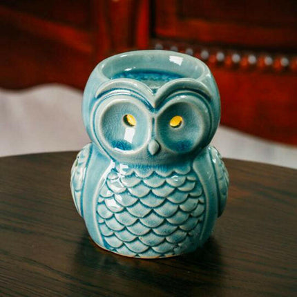 Ceramic Owl Aromatherapy Lamp Oil Burner