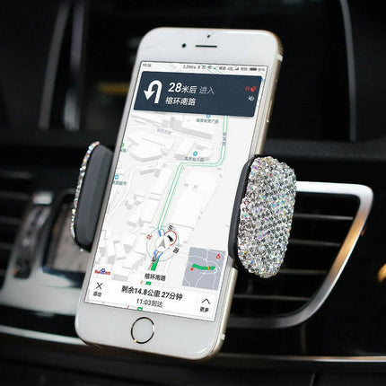 Rhinestones 360 Degree Car Phone Holder - Super Deals Mad Fly Essentials
