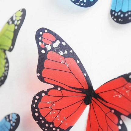 3d Crystal Butterfly Wall Sticker Decals 18Pcs/Set - Kids Shop Mad Fly Essentials