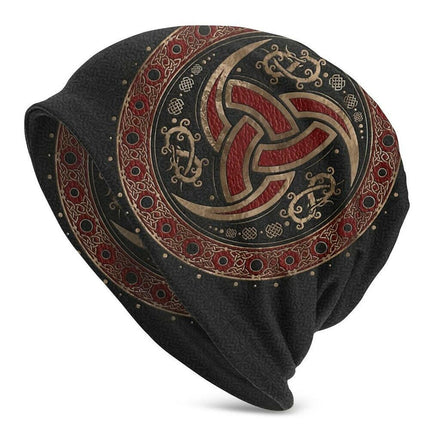 Men Hats Viking Ragnar Lothbrok Knitted Hat Skullies