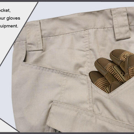 Men Tactical Multiple Pocket Elastic Cargo Pants