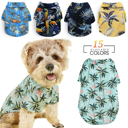 Hawaiian Dog Summer Beach Small Medium Pet Outfit