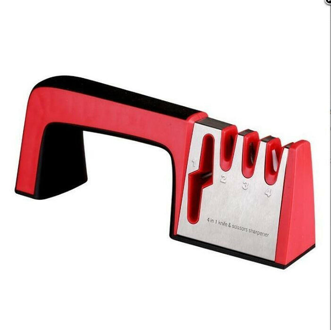 4-in-1 Stainless Knife Scissor Sharpener - Home & Garden Mad Fly Essentials