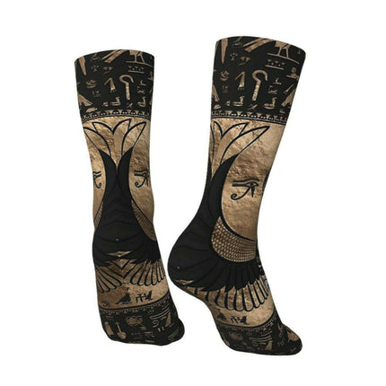 Men's Vintage Funny Egyptian Goddess Bastet Cat Lover Socks