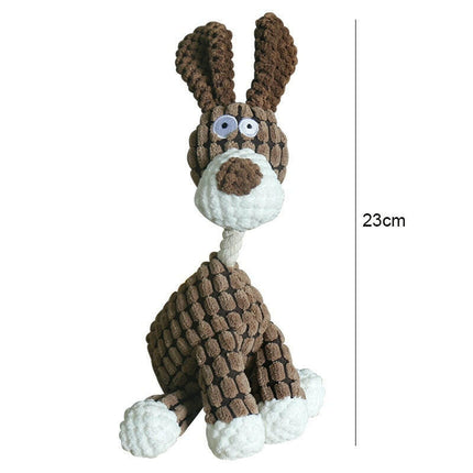 Donkey Monkey-Shaped Funny Dog Chew Toys